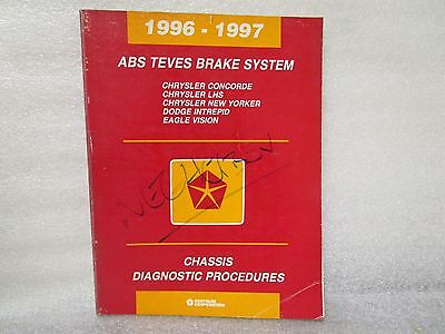 1996-1997 CHASSIS DIAGNOSTIC ABS TEVES BRAKE SYSTEM CHRYSLER CONCORDE,LHS ETC.