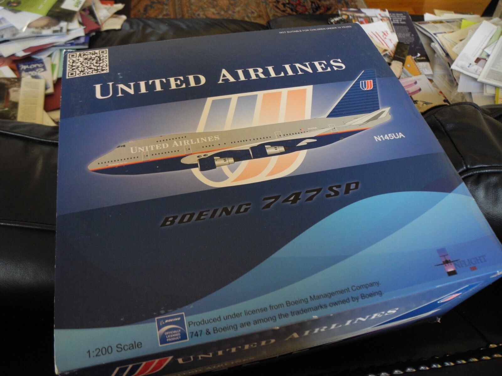 Hard to Find Inflight Boeing 747 UNITED, 1:200, Retired, NIB