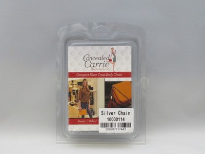 UPC 006987717443 product image for Concealed Carrie Accessory-compact Silver Cross Body Chain- 10000114 | upcitemdb.com