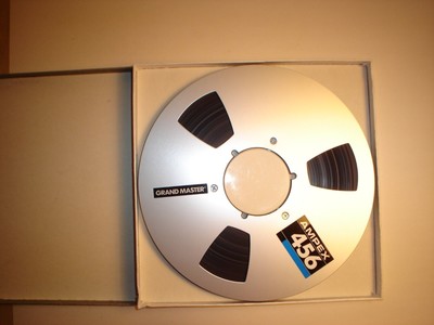Ampex Grand Master 456 Reel to Reel Studio Mastering Audio Tape.
