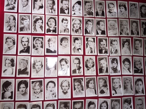 1936 FACCHINO CINEMA STARS ALL 100 CARDS MINT EXCELLENT MOVIE TRADING CARDS