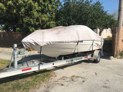 2001 Tahoe Q3 Ski and Fish 18ft Boat with 2015 Aluminum Trailer