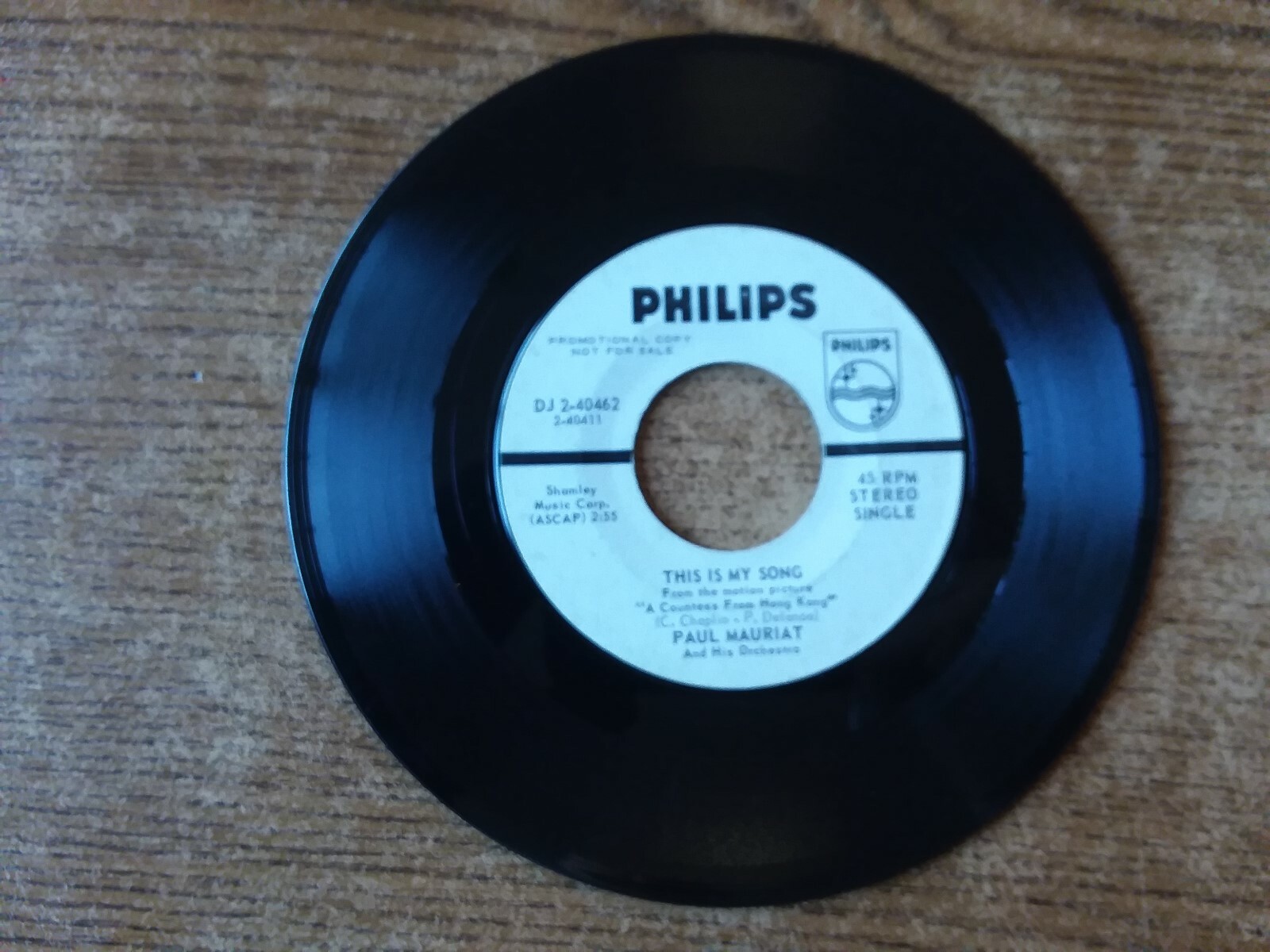 Yahoo!オークション プロモ 1967インチ VERY GOOD++PAUL MAURIAT Pup...