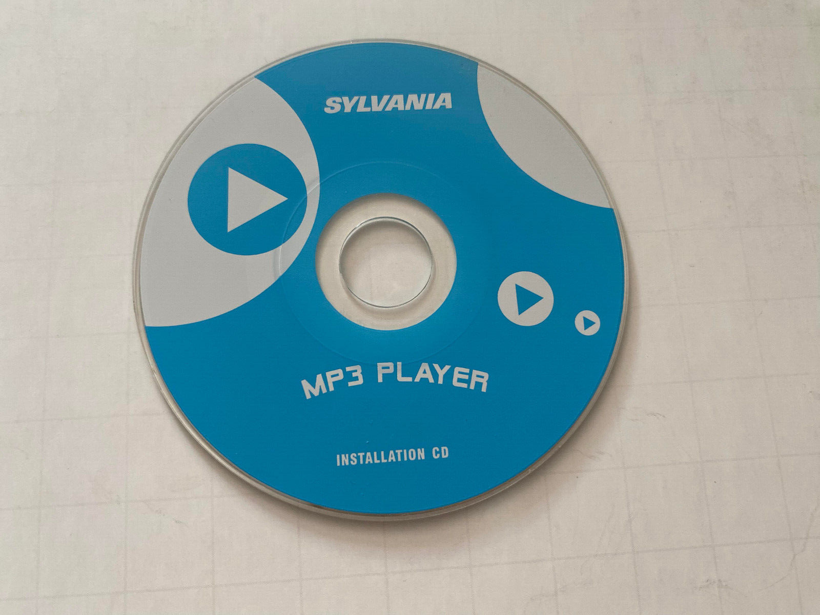 Sylvania MP3 Player - Installation CD disc ( ONLY ) Disc Game for kids LIKE NEW