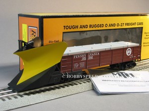 MTH-RAILKING-PRR-HEAVY-DUTY-SNOWPLOW-o-gauge-train-car-pennsylvania-30 