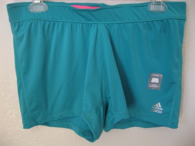 womens adidas techfit compression shorts xl green athletic climalite ...