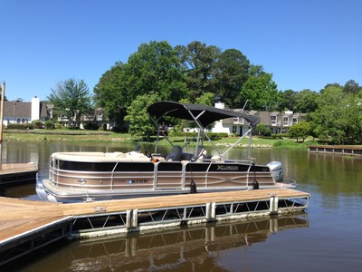 2014 Xcursion X-23RL X3 tritoon Honda150hp