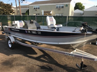 1989 Sea Nymph Fishing Machine 16' Aluminum Fishing Boat with Trailer