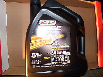 Extreme Anti-Wear Protection CASTROL Edge 0W-40 Best Synthetic Oil - 5 (Best 0w40 Synthetic Oil)