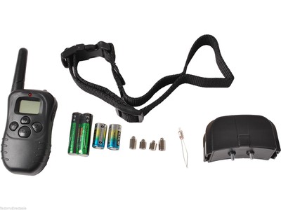 Pet Dog Training Collar LCD 100LV 300Meter ...