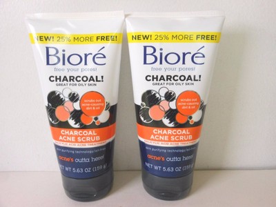 UPC 019100236820 product image for 2 Biore' Charcoal Acne Scrub 5.63 Oz Each | upcitemdb.com