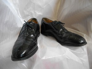 175-JOHNSTON-and-MURPHY-OPTIMA-BLACK-WINGTIP-MENS-SHOES-MADE-IN-USA-8 ...