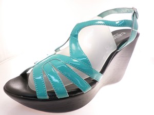 5 sandals slingback green Womens Sandals Green Slingback  Wedges Size Light Callisto Tiara M