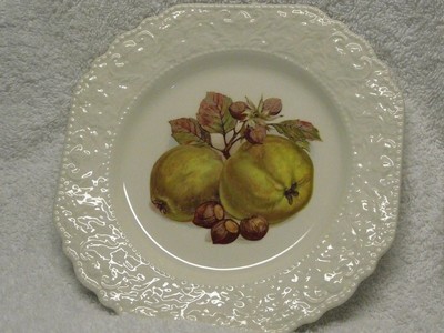 Two Fruit apple Pear Plates Lord Nelson Pottery England