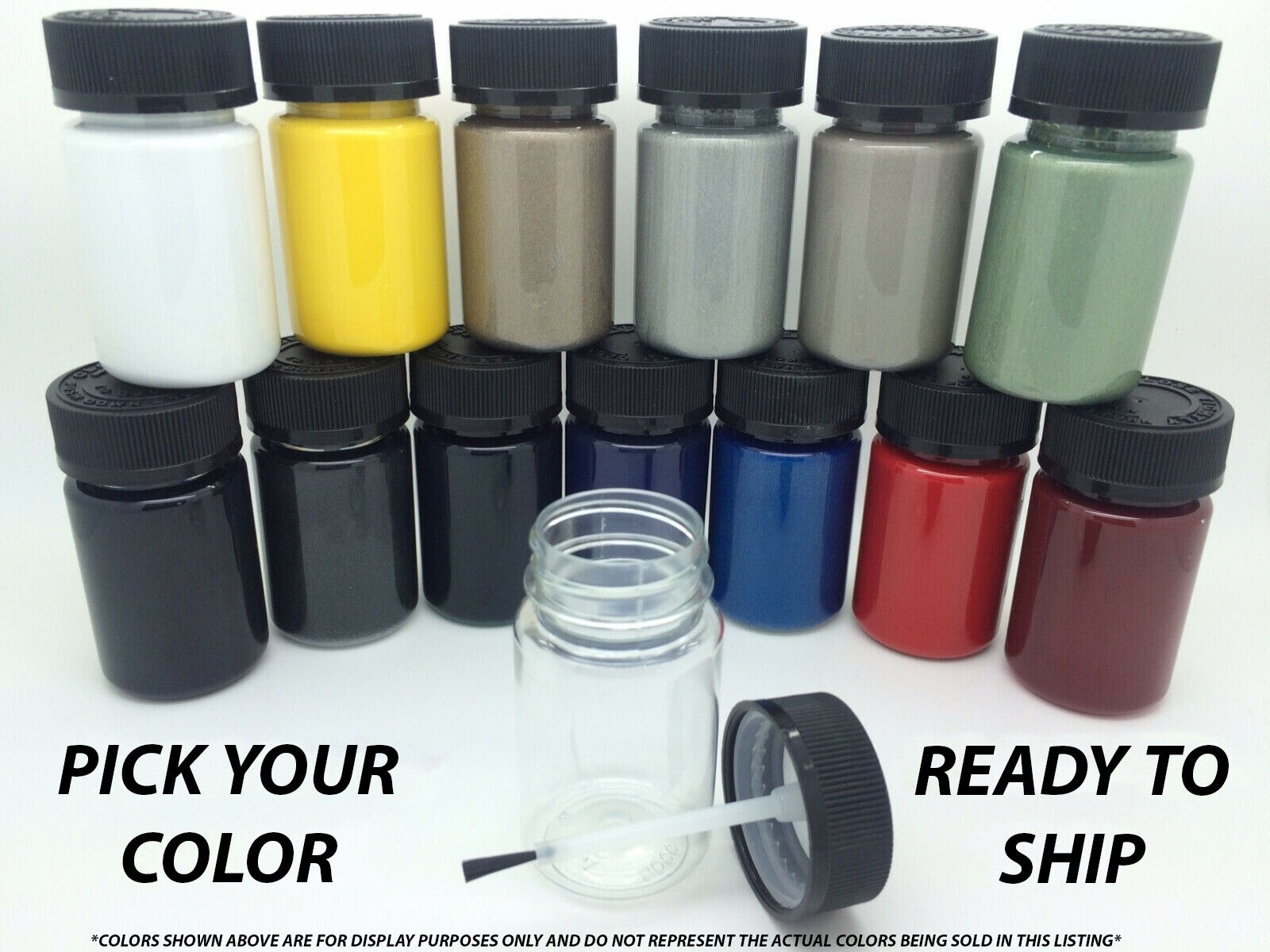 Pick Your Color - 1 Oz Touch up Paint Kit w/Brush for Ford Car Truck SUV 1 ounce