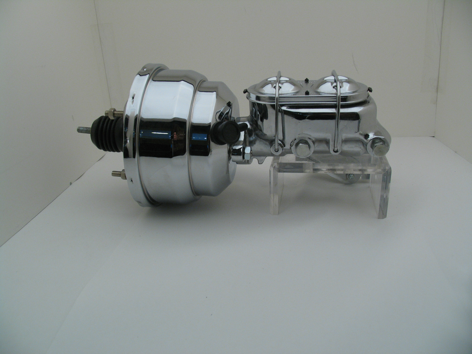 195570 GM Fullsize Chevy Chrome 7" Dual Power Brake Booster Conversion