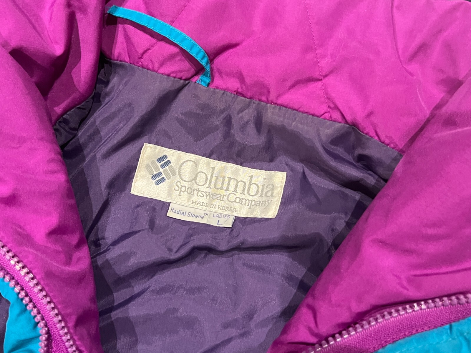 Vintage Columbia Ski Jacket Vamoose Purple Womens Large 海外 即決 Vintage Columbia Vamoose Winter Jacket
