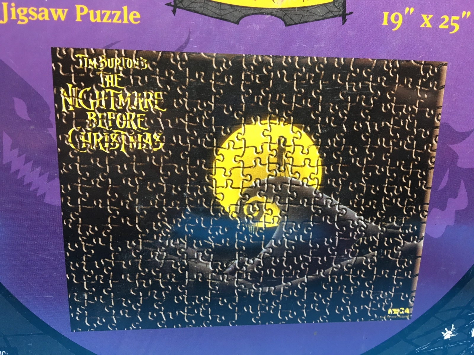 NIGHTMARE BEFORE CHRISTMAS 1000 PIECE JIGSAW PUZZLE Jack Skellington - 1600x1200 - jpeg Jack Skellington Purple Wallpaper