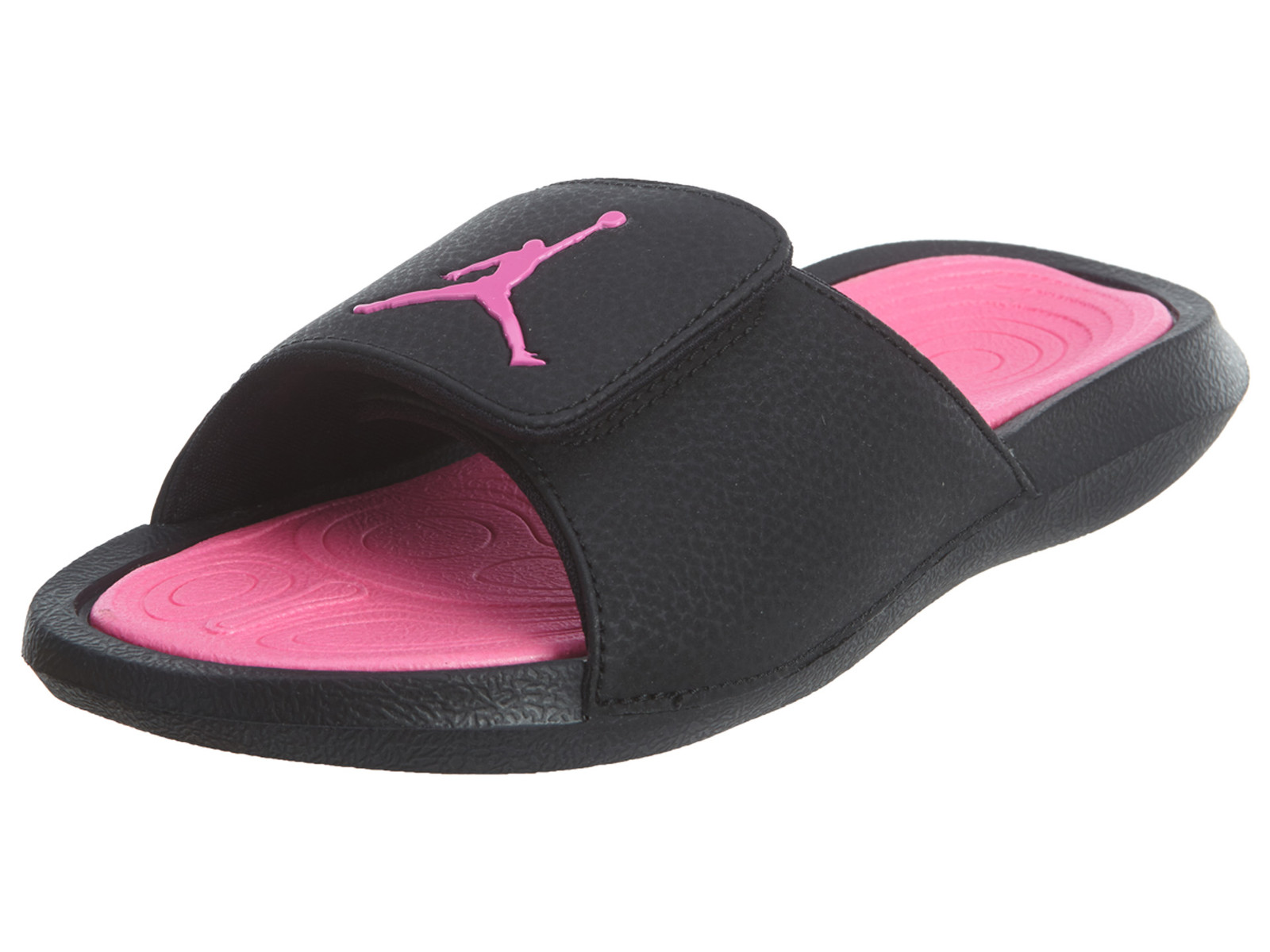 pink jordan flip flops