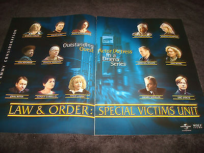 LAW & ORDER SVU Emmy ad Best Guest Actors John Ritter, Eric Stoltz Henry (Best Law And Order Svu)