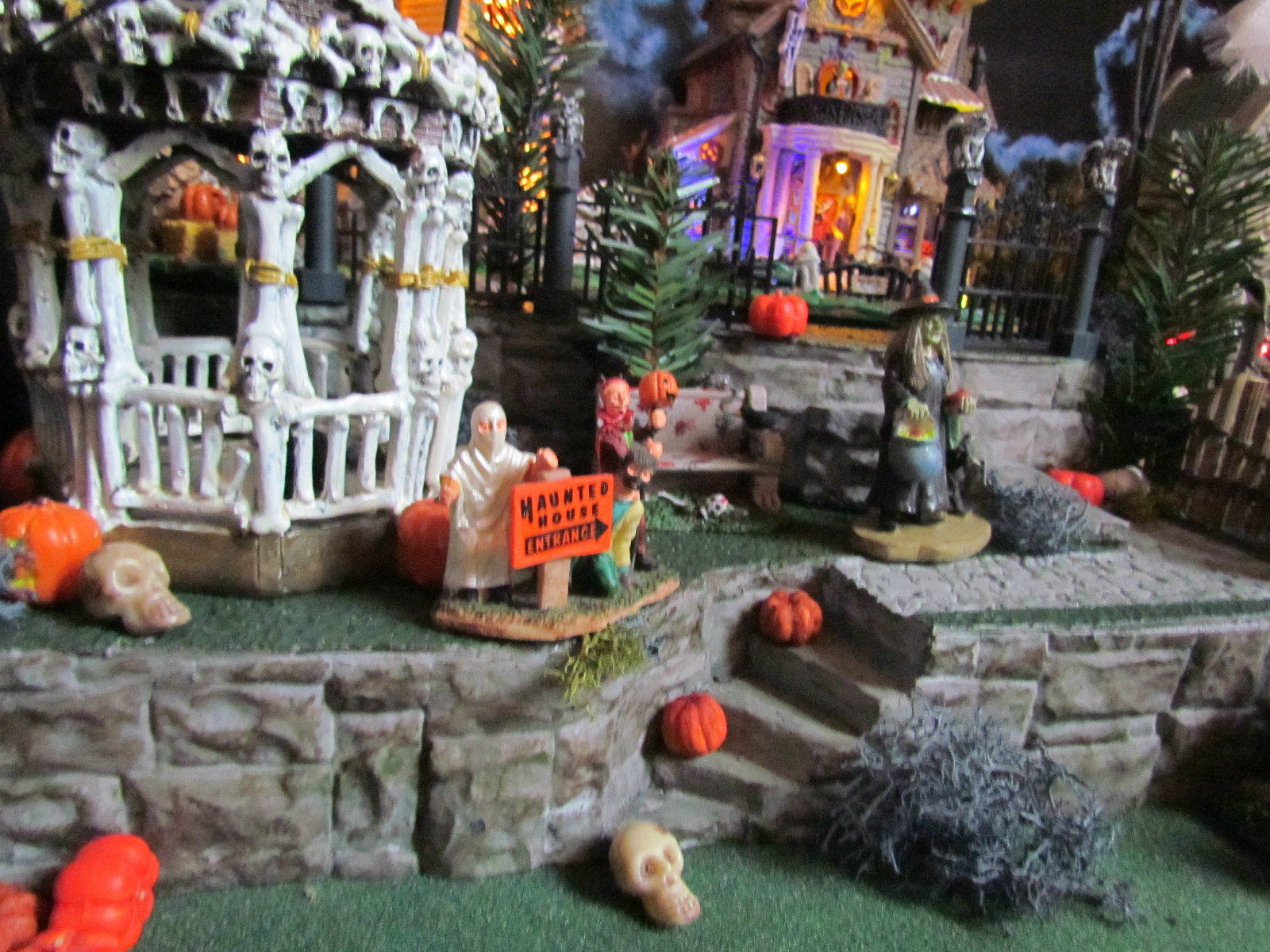 Multi Level HALLOWEEN Village DISPLAY platform base, 28" or 42x12" Dept