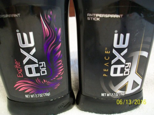 AXE EXCITE DRY ANTIPERSPIRANT STICK & AXE PEACE D ANTIPERSPIRANT STICK