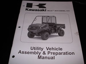 Kawasaki 2009 Mule 4010 Diesel 4x4 Assembly Preparation Manual | eBay