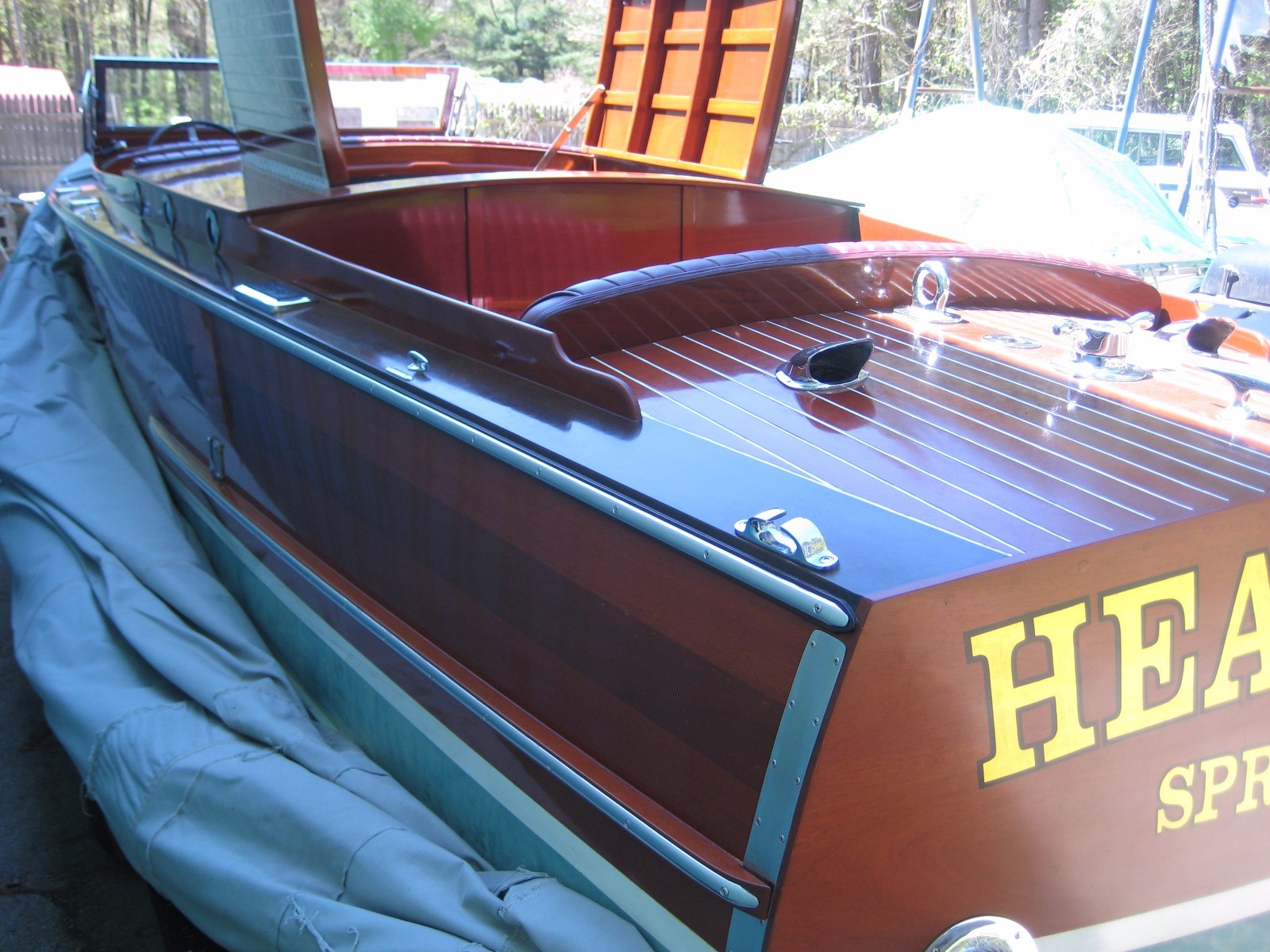 1990 Chris Craft Model 103 triple cockpit century ventnor hacker wood boat cord