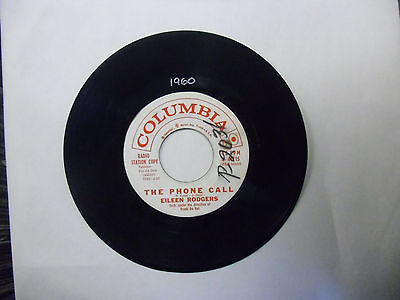 Eileen Rodgers You Better Decide/The Phone Call 45 RPM Columbia Records