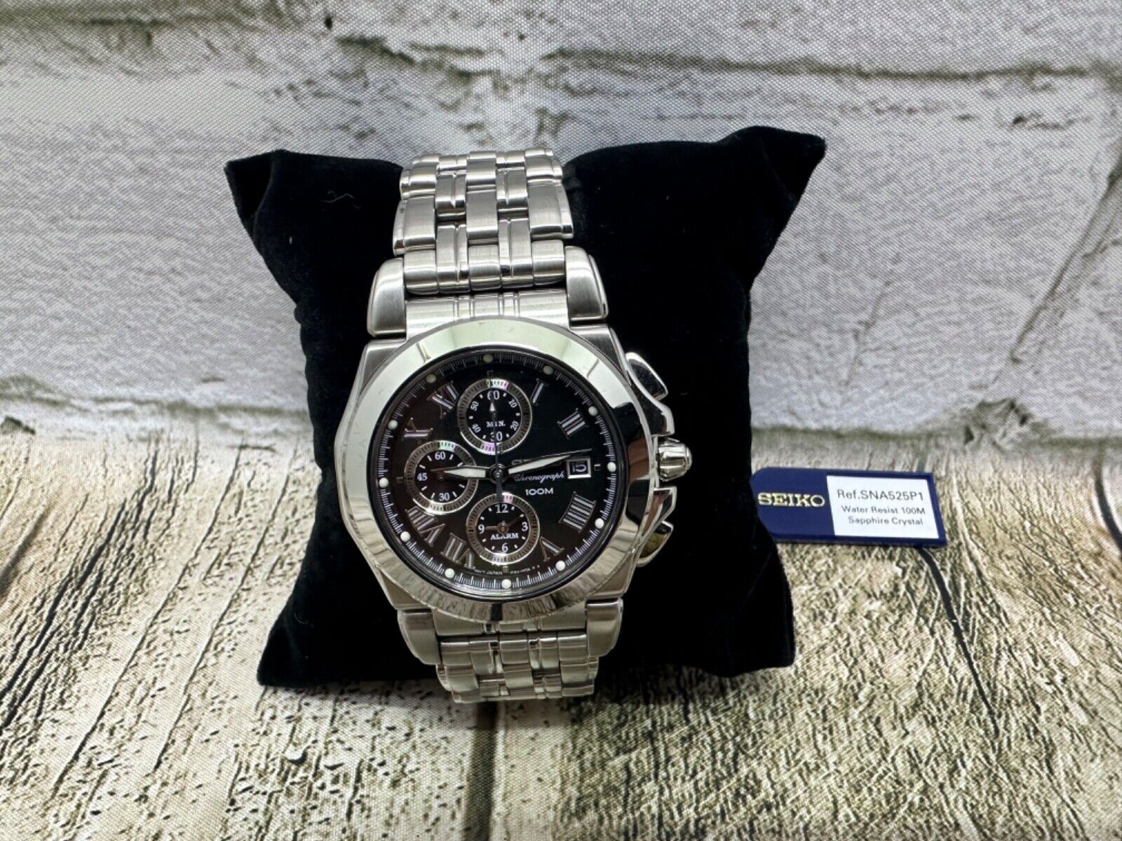 SEIKO SNA525P1 Chronograph Analog Quartz Watch Mens