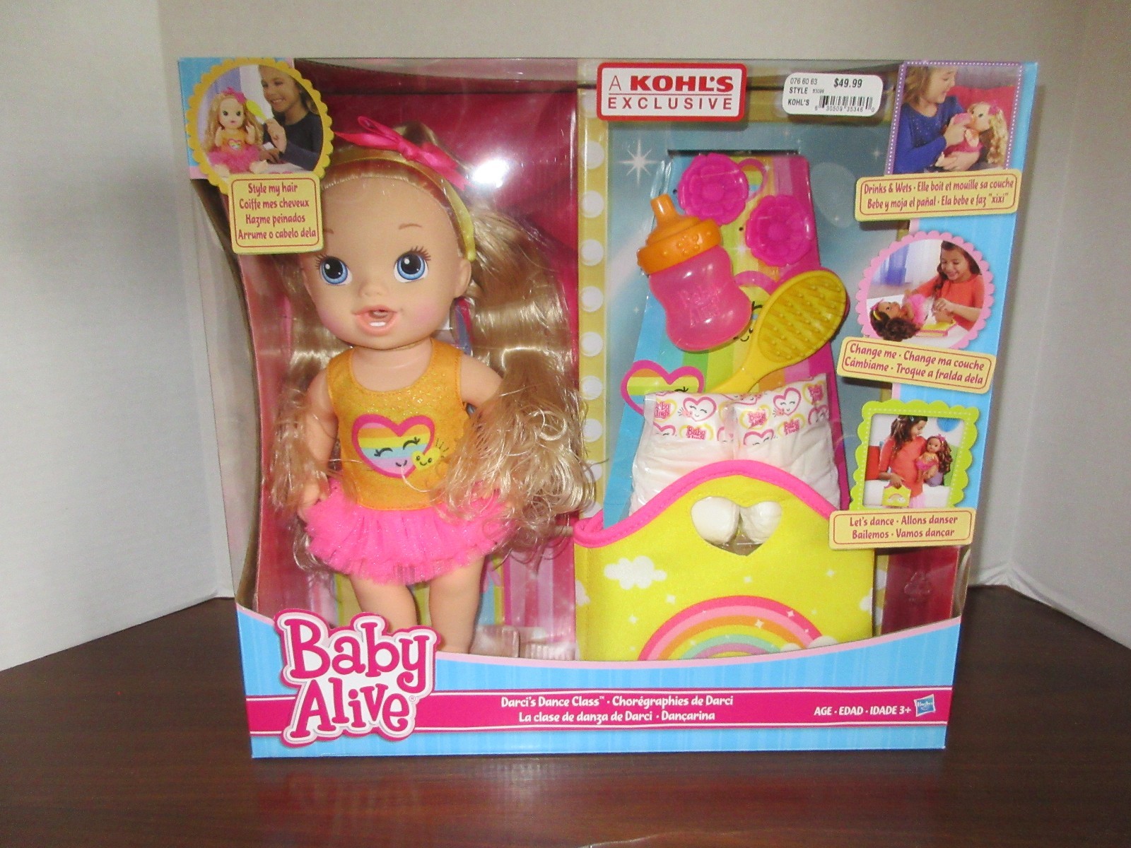 baby alive darci's dance class blonde