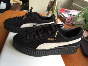 puma creepers bianche e nere