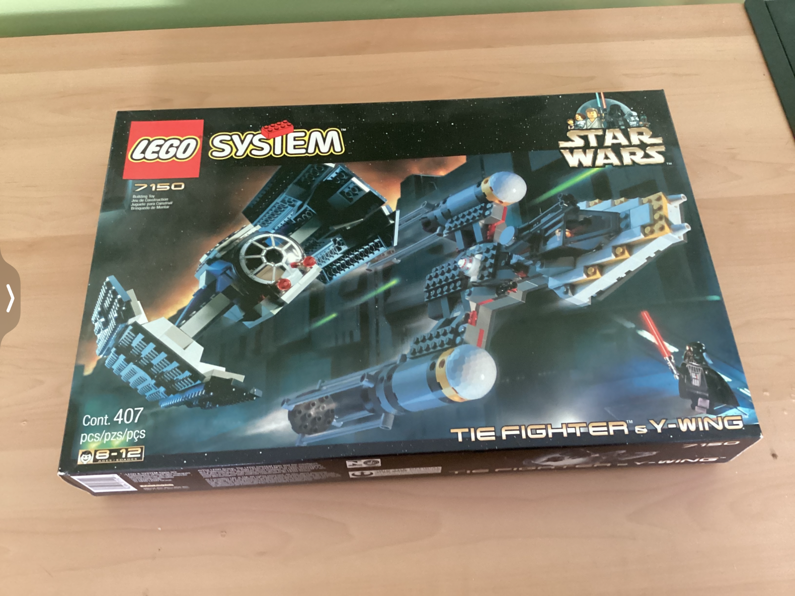 LEGO Star Wars 7150 Tie Fighter & Y-Wing "RETIRED" MIB