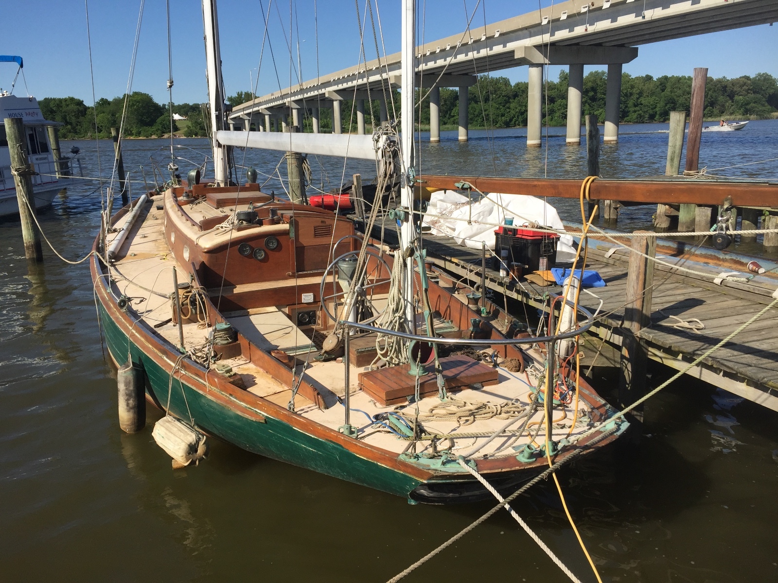 1961 Little Harbor Auxiliary Yawl Sailboat, Earleville MD | No Fees & No Reserve