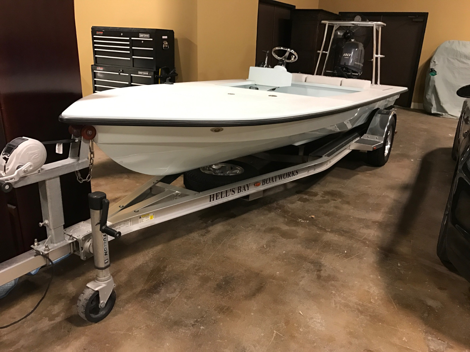New Never Used Hell's Bay Waterman 18' Flats Boat