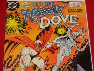 hawk and dove #1 (jun 1989, dc) vf comic book