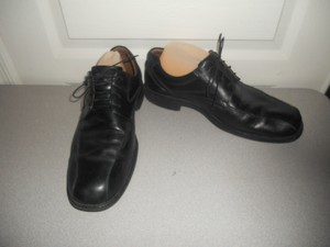 Johnston Murphy Flex System Men 10 Black Leather Oxford Shoes | eBay