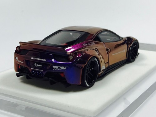 Pre-owned Dolce & Gabbana 1/43 D&g Ms Davis & Giovanni Lb Widebody Ferrari 458 Chameleon 006 In Multicolor