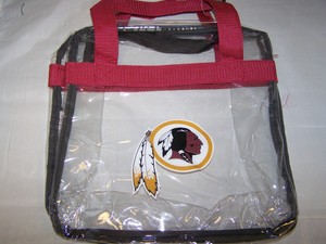 ... -Redskins-NFL-Logo-Clear-Stadium-Approved-Tote-Messenger-Bag-12x6x12