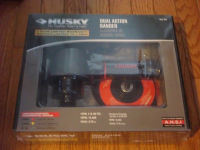 Husky 6 in. Pneumatic Dual-Action Sander Brand ...