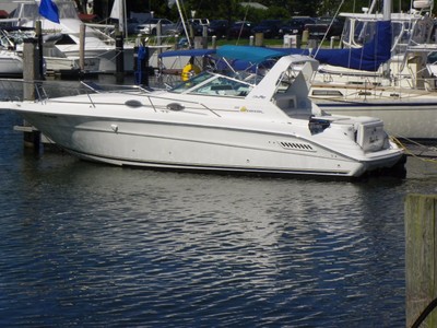1997 Searay 300 Weekender Boat 350 4 bolt Bravo 3 SEA RAY EXTRA CLEAN ready