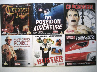 ASSORTMENT OF DVD'S FROM VARIOUS SUN/NOTW NEWSPAPER PROMOTIONS (6 DVD'S ) 004