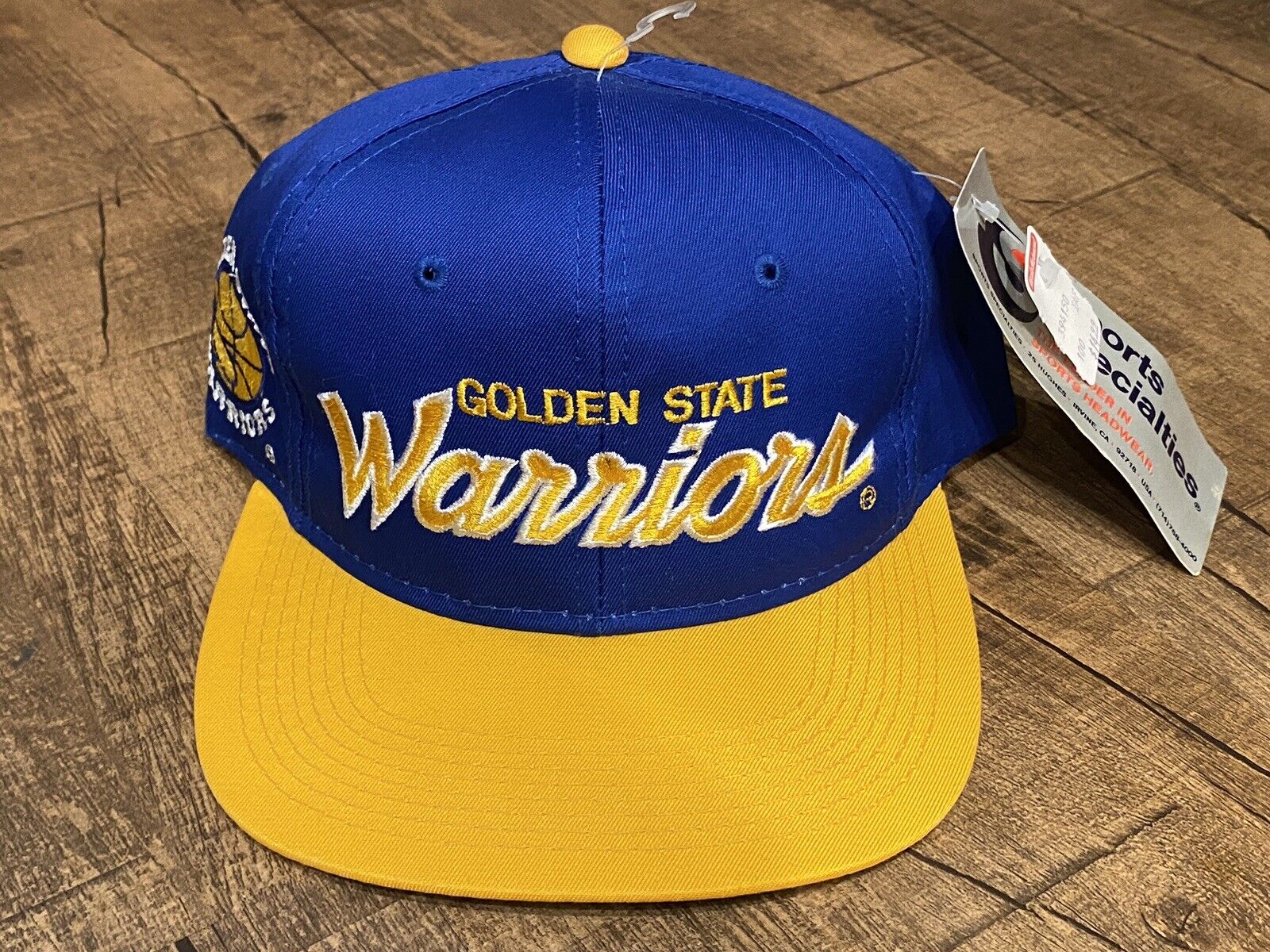 Golden State Warriors Sports Specialties Vintage 90’s Snapback Hat Cap New NWT