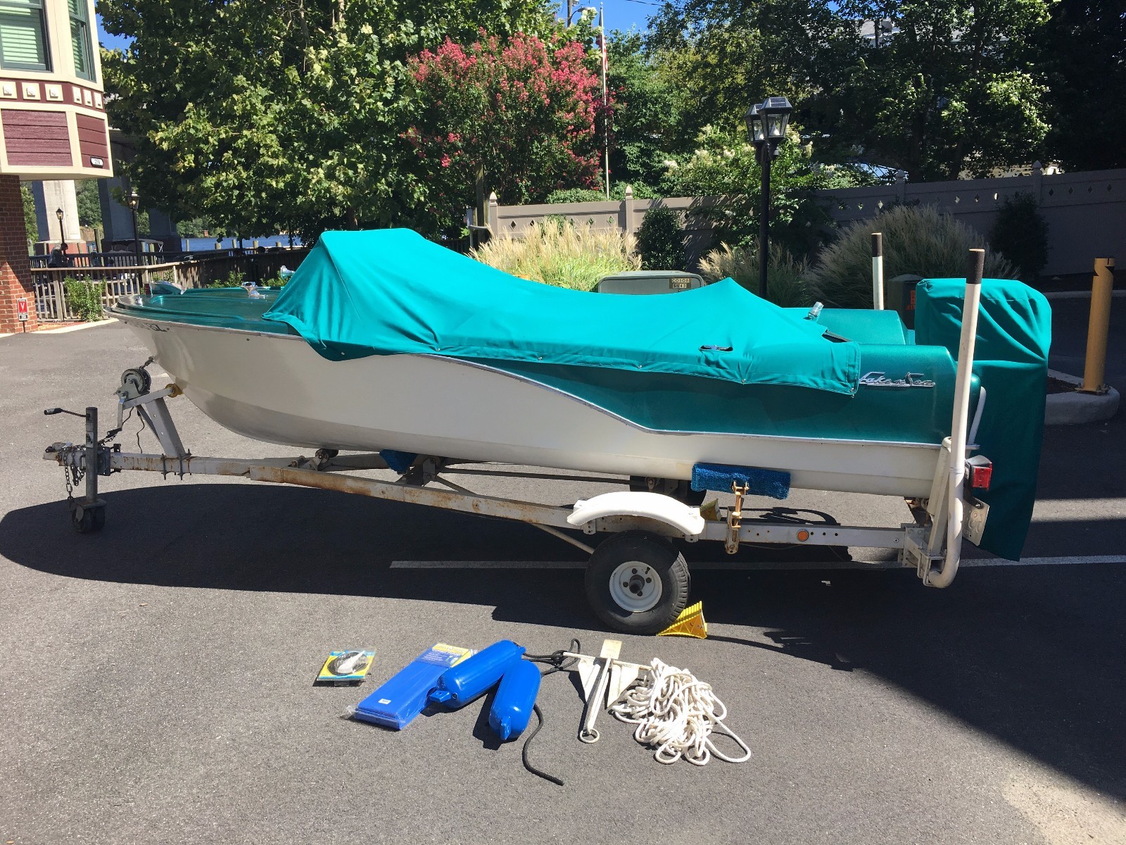 1960 Lake-N-Sea Caribbean 14' Runabout & Trailer - Virginia