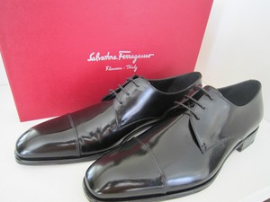 ... -Ferragamo-Faraone-Cap-Toe-Oxford-Leather-Mens-Shoes-9-5D-Retail-640