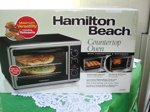... Hamilton Beach XL Countertop Oven Broiler w/Convection & Rotisserie