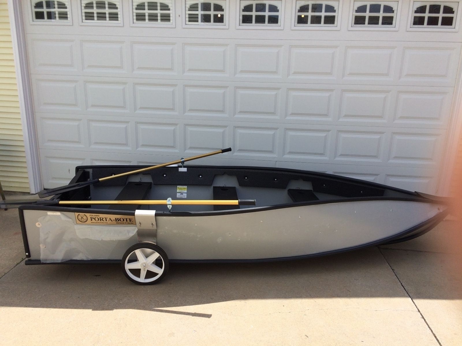 LIKE NEW 12 foot Porta Bote Never Used Fishing Boat Dingy Camping Foldable Boat
