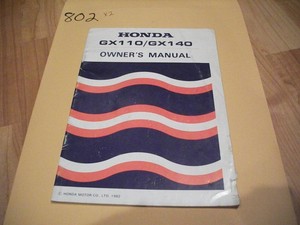 Honda service manual gx140
