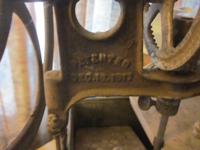 Antique Dazey Metal Butter Churn Model 330B Patented Dec 18, 1917