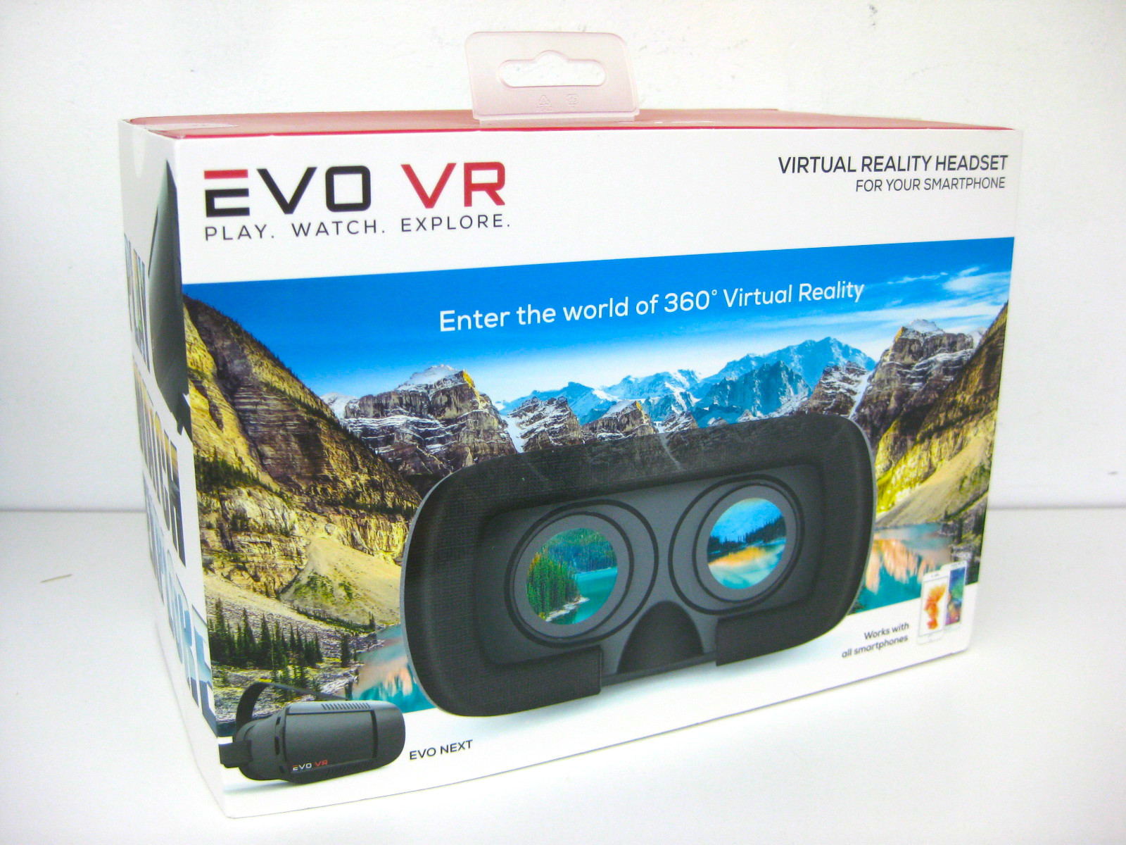 EVO VR Virtual Reality Headset for All Smartphones IOS & Android